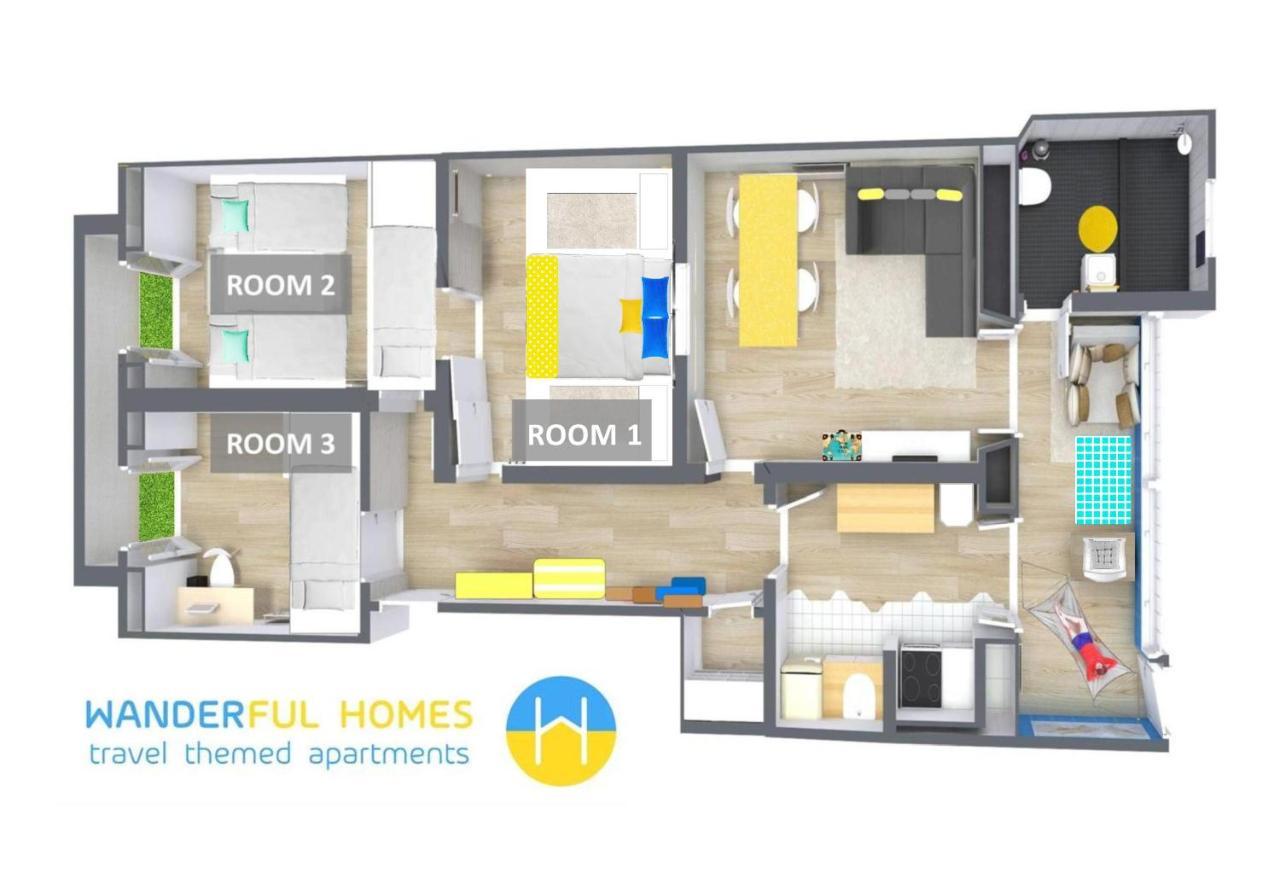 ליסבון Wanderful Home - Travel Themed Apartment מראה חיצוני תמונה
